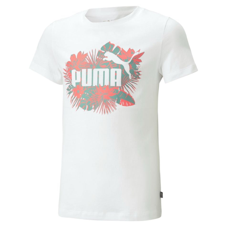 Puma Essentials+Flower Power Tee Girl's